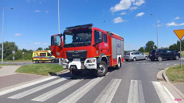 Wypadek na obwodnicy Bielawy