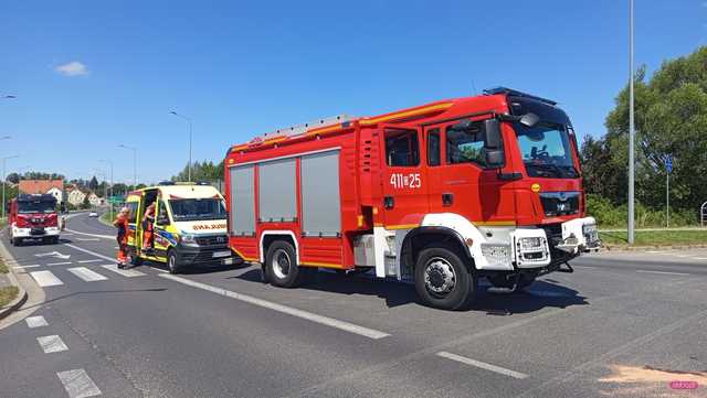 Wypadek na obwodnicy Bielawy