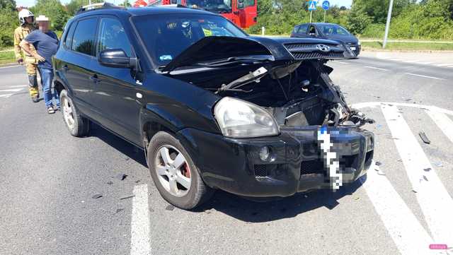 Wypadek na obwodnicy Bielawy