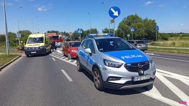 Wypadek na obwodnicy Bielawy