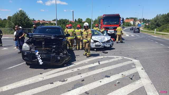 Wypadek na obwodnicy Bielawy