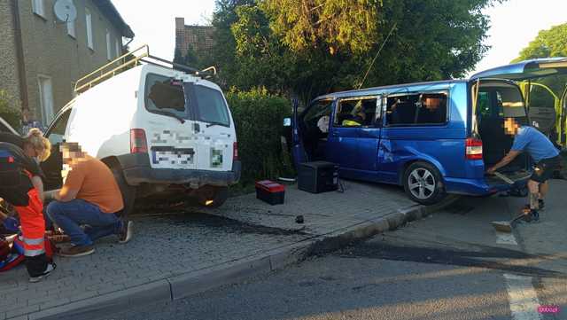 Groźny wypadek Kietlicach