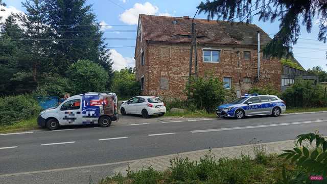 Zderzenie trzech samochodów w Kołaczowie