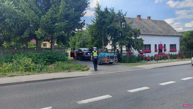 Zderzenie trzech samochodów w Kołaczowie