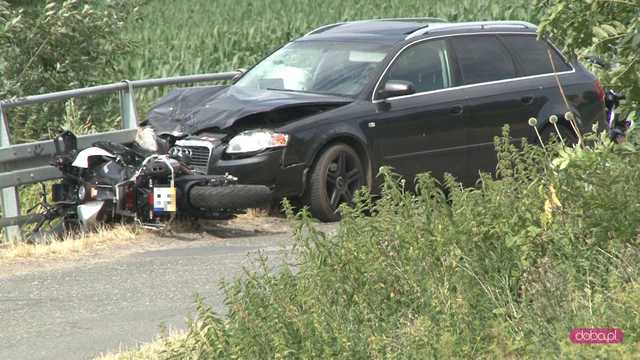 Wypadek na drodze Niemcza - Strzelin