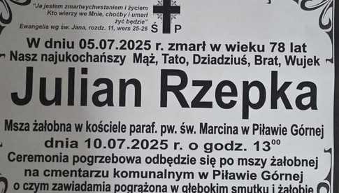 Odszedł Julian Rzepka