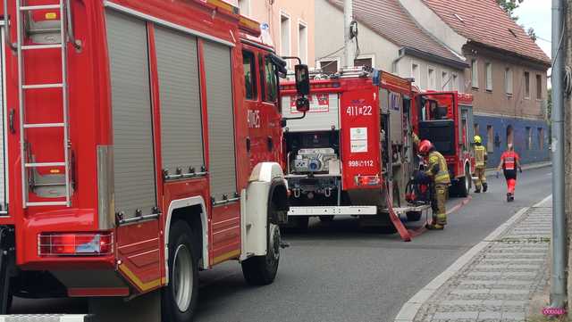 Pożar w Niemczy