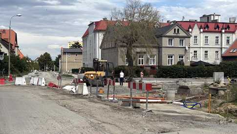 Zastój prac przy przebudowie skrzyżowania w Bielawie 