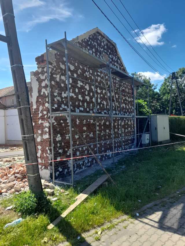 Remiza OSP w Piskorzowie przechodzi gruntowną termomodernizację