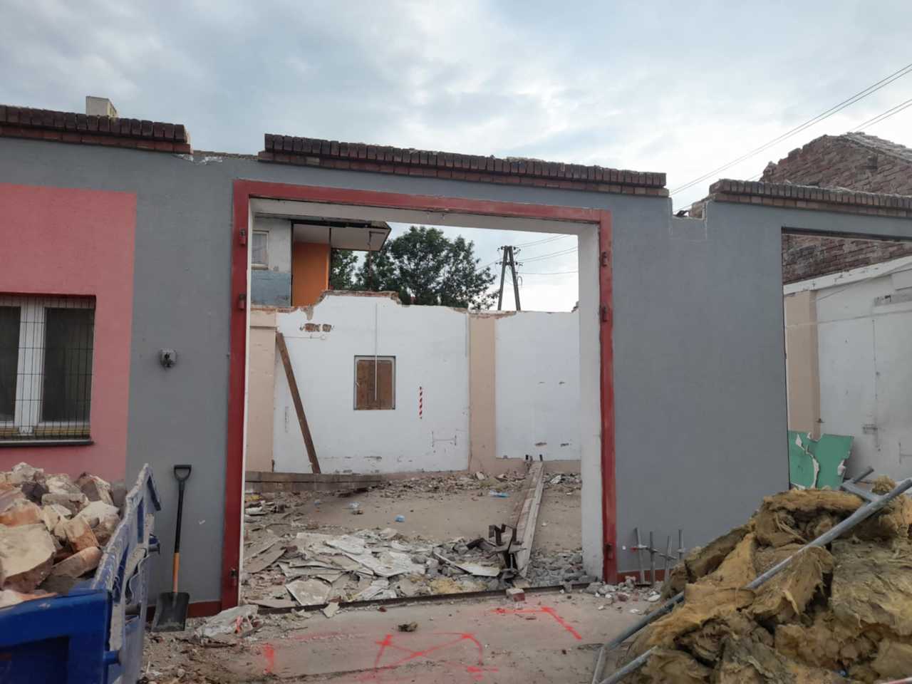Remiza OSP w Piskorzowie przechodzi gruntowną termomodernizację