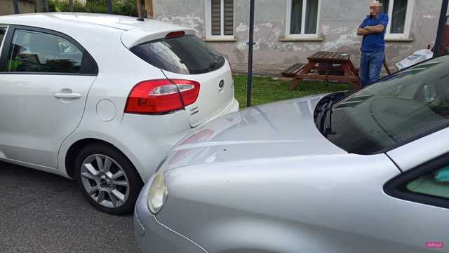 Kia stoczyła się na volkswagena