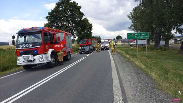 Zderzenie volkswagena z bmw w Niemczy