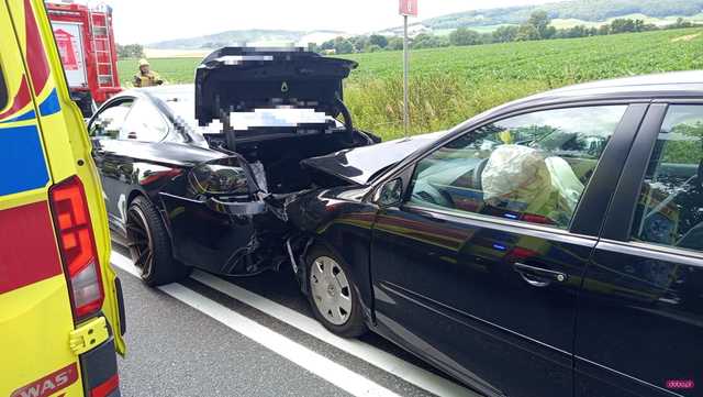Zderzenie volkswagena z bmw w Niemczy