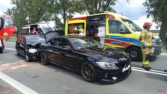 Zderzenie volkswagena z bmw w Niemczy