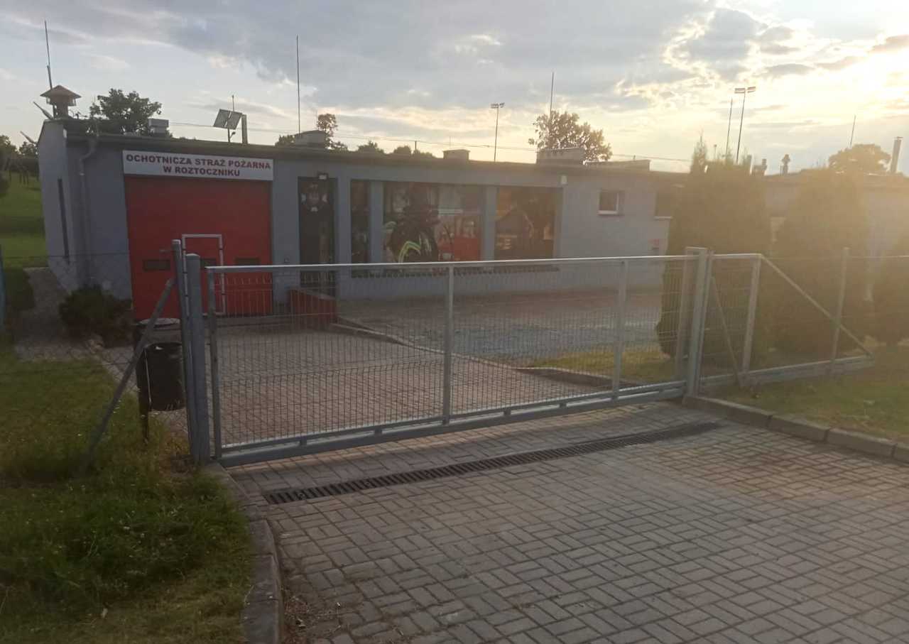 Zmodernizowano wjazd do remizy OSP