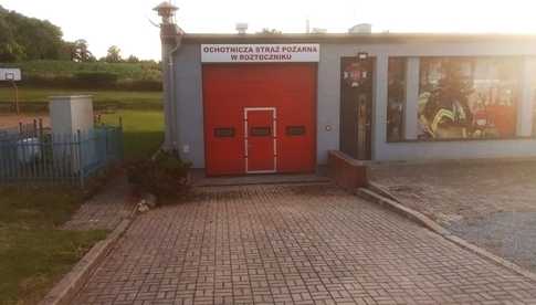 Zmodernizowano wjazd do remizy OSP