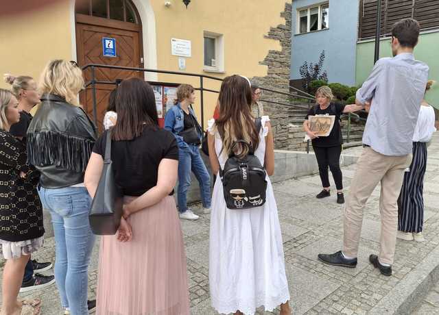 Wyprawa pracowników magistratu w poszukiwaniu śladów niemczańskiego grodu