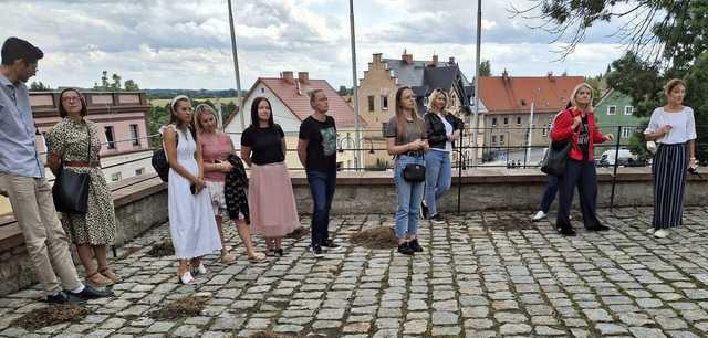 Wyprawa pracowników magistratu w poszukiwaniu śladów niemczańskiego grodu