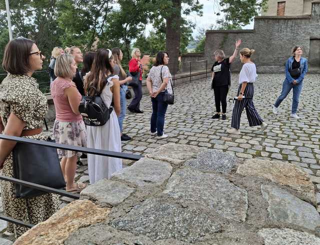 Wyprawa pracowników magistratu w poszukiwaniu śladów niemczańskiego grodu