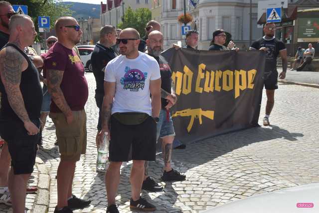 Bielawa. Manifestacja Stop imigrantom 