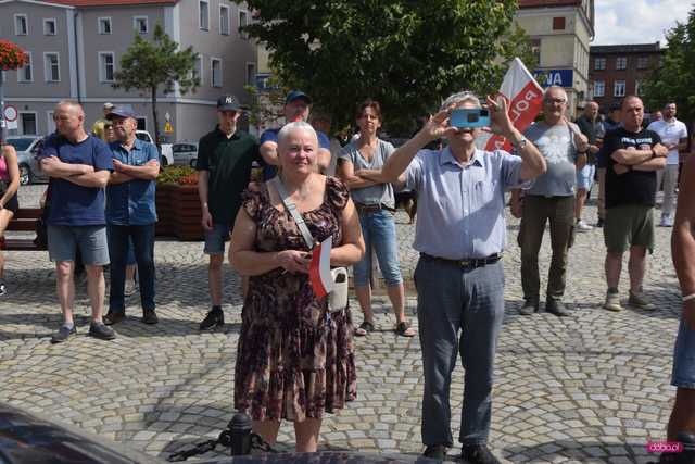 Bielawa. Manifestacja Stop imigrantom 