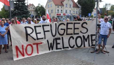 Bielawa. Manifestacja Stop imigrantom 