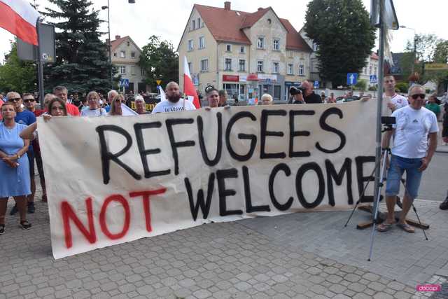 Bielawa. Manifestacja Stop imigrantom 
