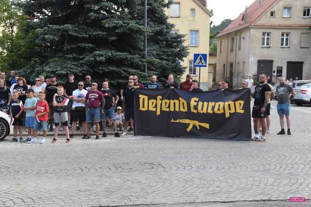 Bielawa. Manifestacja Stop imigrantom 