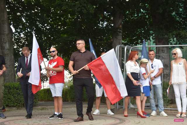 Bielawa. Manifestacja Stop imigrantom 