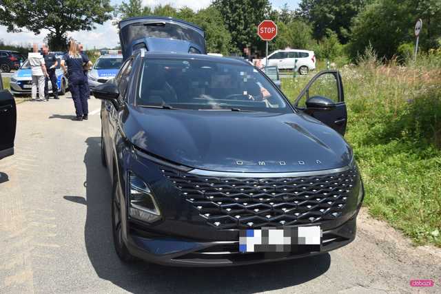 Zderzenie czterech samochodów na ósemce