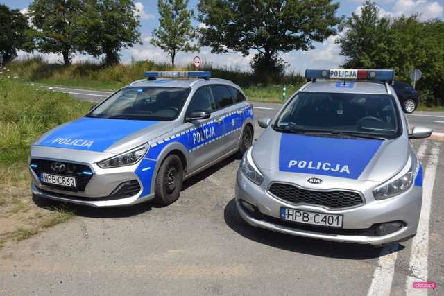 Zderzenie czterech samochodów na ósemce