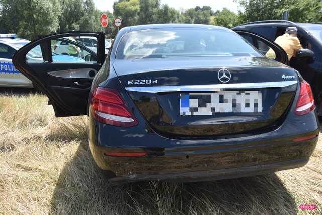 Zderzenie czterech samochodów na ósemce