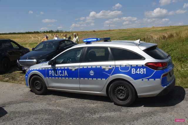 Zderzenie czterech samochodów na ósemce