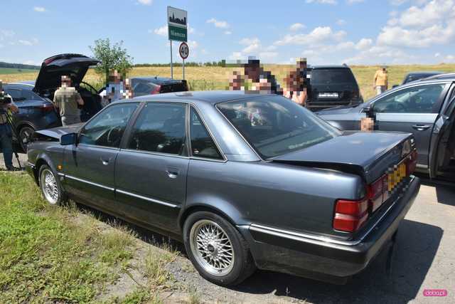 Zderzenie czterech samochodów na ósemce