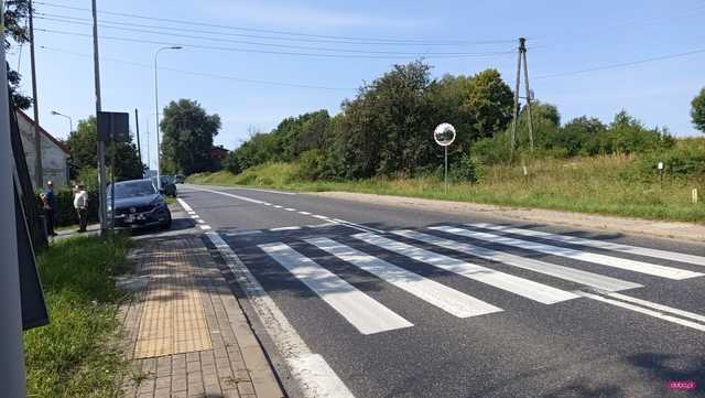 Zderzenie opla i volkswagena w Wilkowie Wielkim