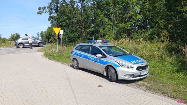 Zderzenie opla i volkswagena w Wilkowie Wielkim