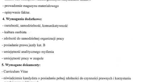 Pieszyce. Nabór na stanowisko Administratora ds. dzierżaw i utrzymania terenów miasta