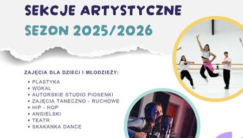 MBP-CK Pieszyce: nabór na sekcje atystyczne