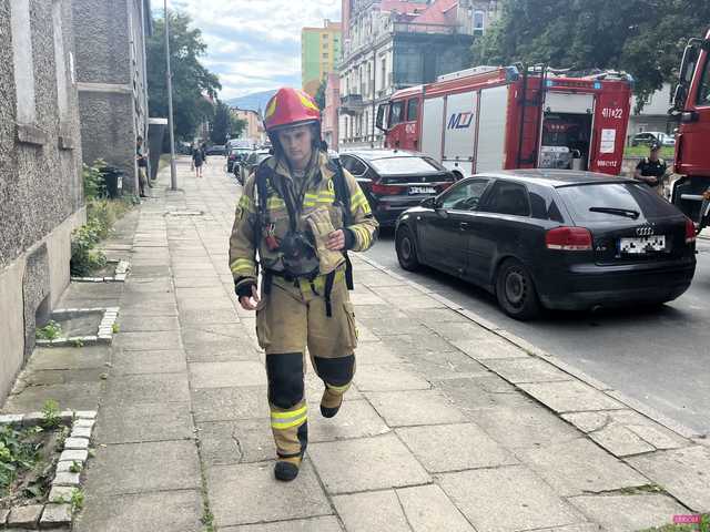 Zadymienie na Wolności w Bielawie