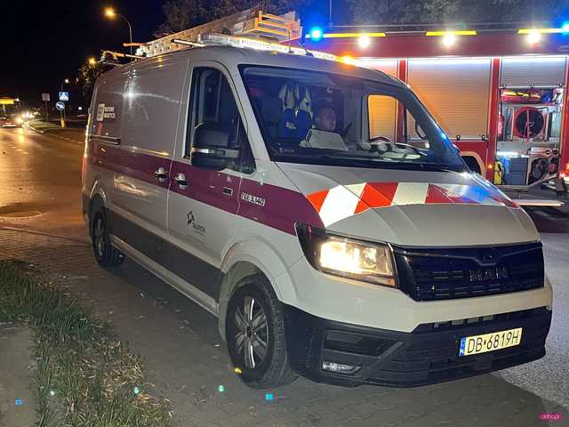 Skodą ściął latarnię
