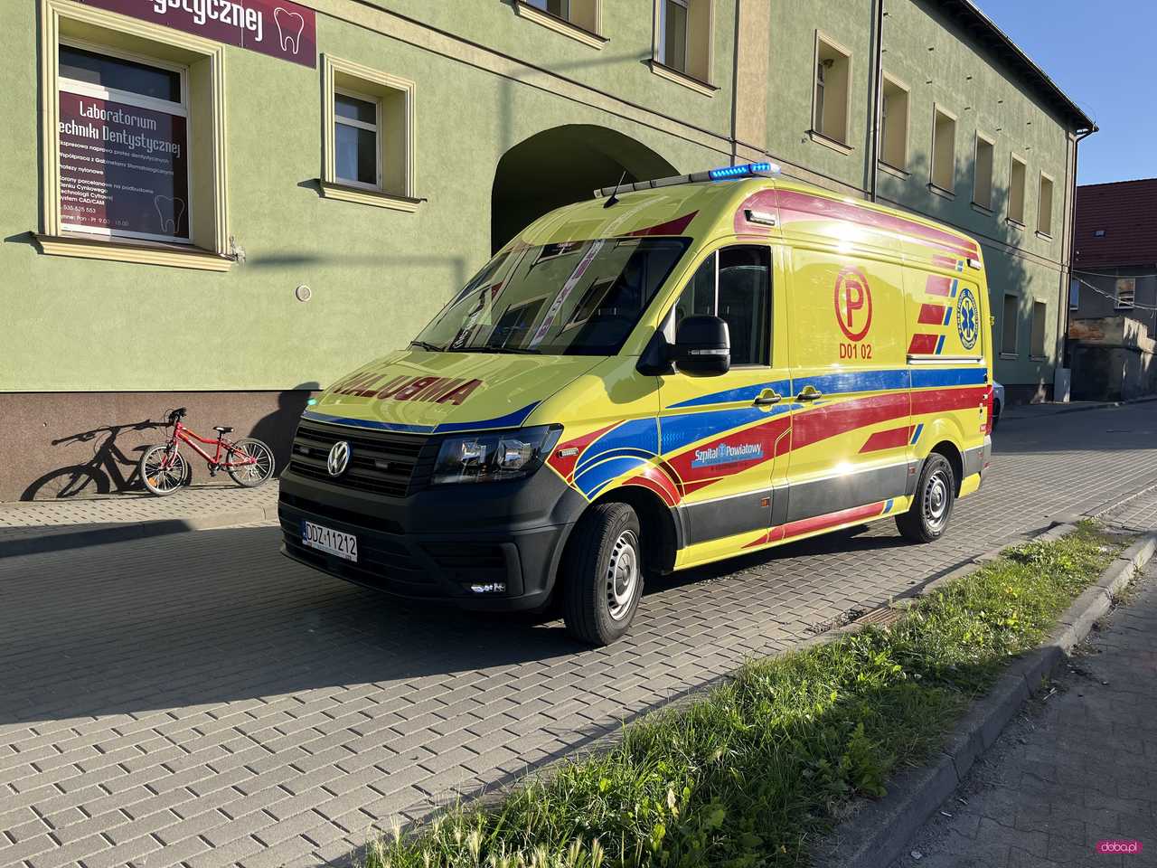 Bielawa. Chłopiec na rowerze uderzył w bmw 