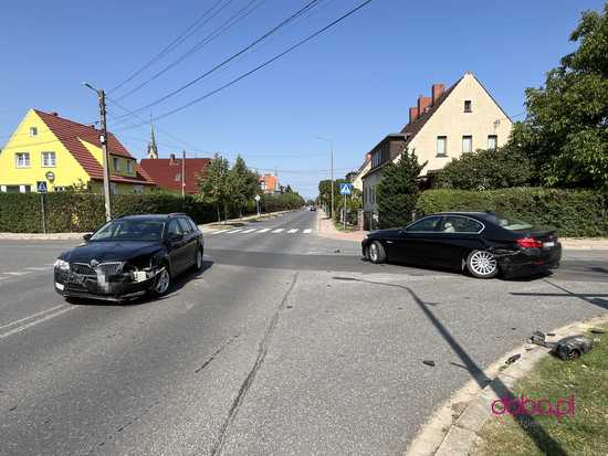  kolizji na skrzyżowaniu ulic Obywatelskiej i Ogrodowej w Pieszycach