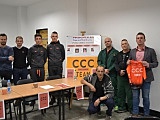 Osadzeni spotkali się z drużyną kolarską 