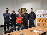 Osadzeni spotkali się z drużyną kolarską 