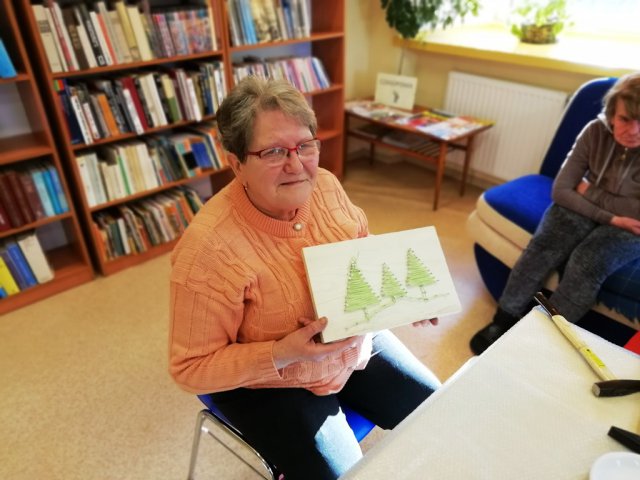 Barwy świąt w bibliotece w Jaszkowej Górnej 