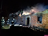 Nocny pożar w Niwie