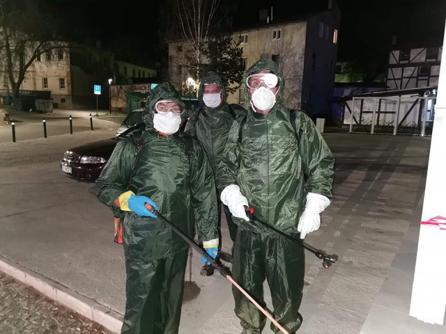 Dezynfekcja prowadzona jest od 15 do 17 kwietnia od godz. 21.00