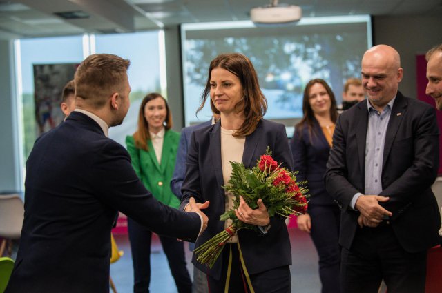 obiekt Tauron Duszniki Arena wizytowała minister sportu, Danuta Dmowska-Andrzejuk.