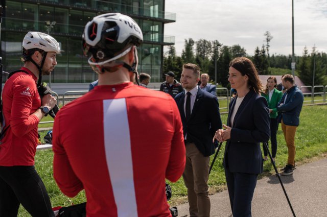 obiekt Tauron Duszniki Arena wizytowała minister sportu, Danuta Dmowska-Andrzejuk.