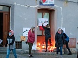 Protest przebiegł spokojnie i bez konieczności interwencji policji.  